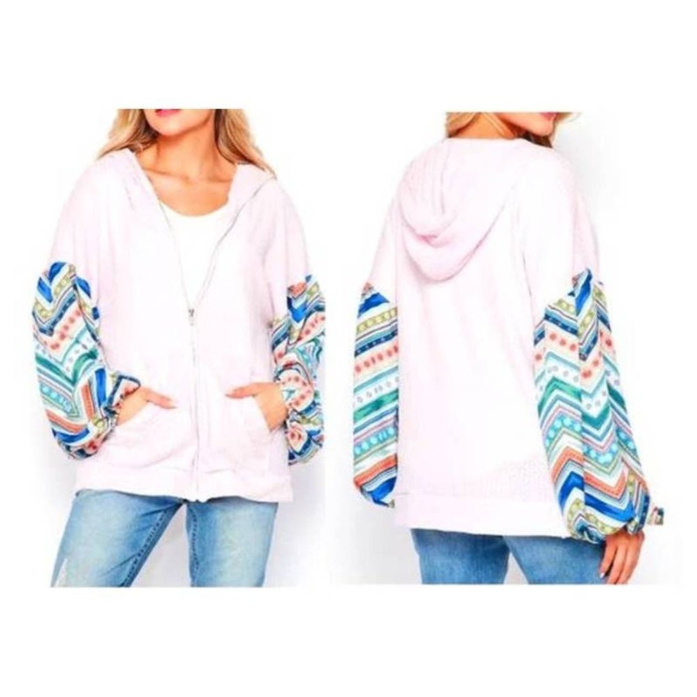 BAEA Thermal Knit Zip-up Hoodie Medium NWOT